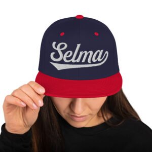 selma script snapback hat | selma love