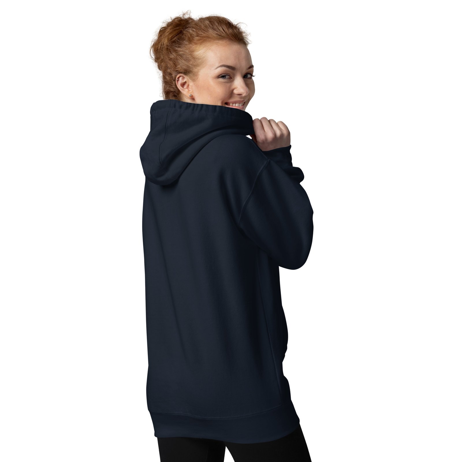 black script unisex hoodie | selma love black script unisex hoodie | selma love