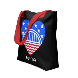 selma heart bridge tote bag | ❤ selma love