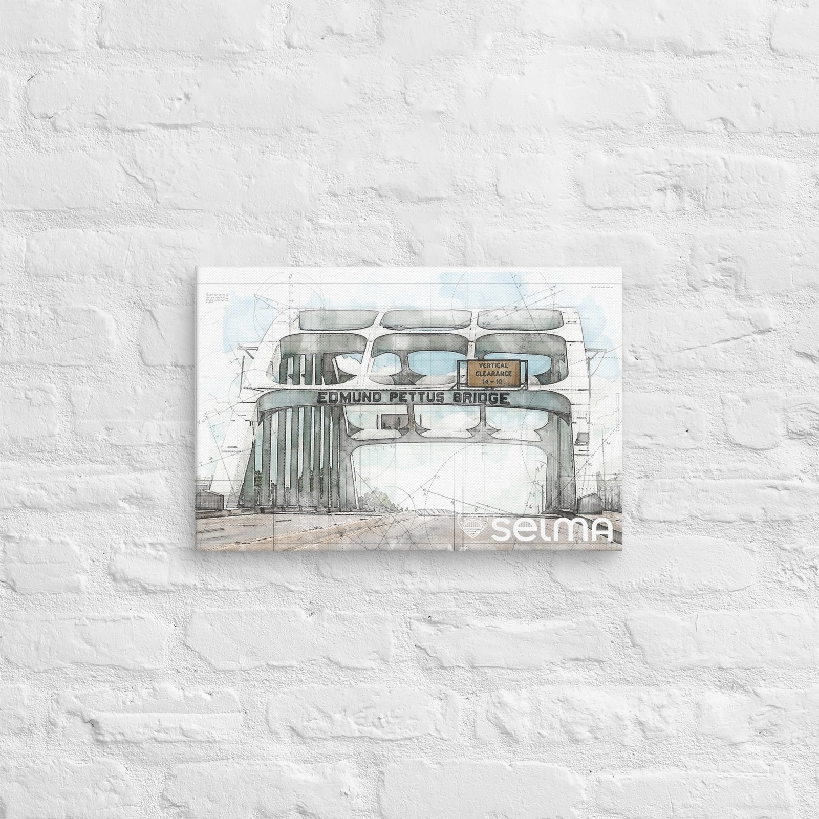 selma bridge sketch art canvas | ❤ selma love selma bridge sketch art canvas | ❤ selma love