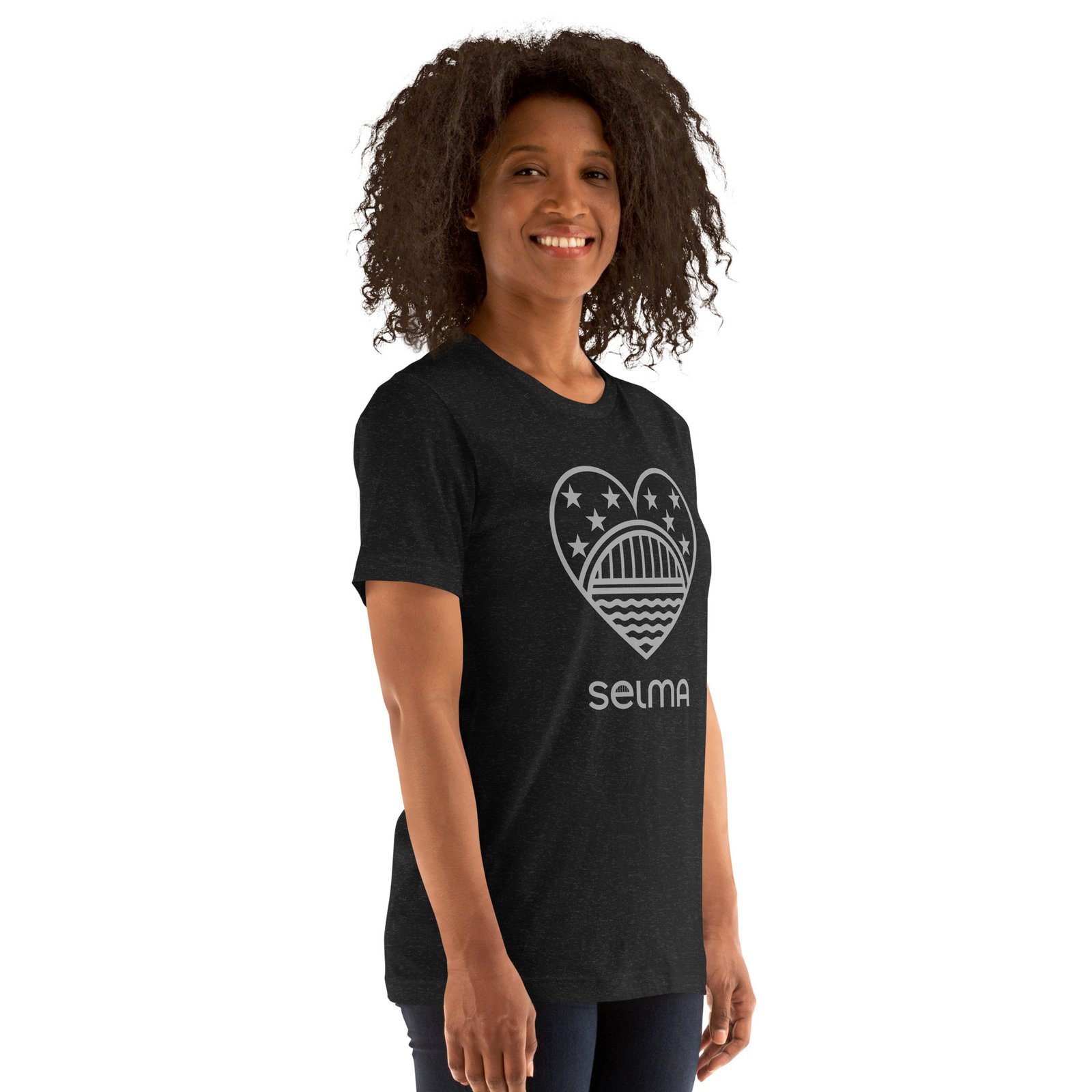 selma gray black tee | selma love selma gray black tee | selma love