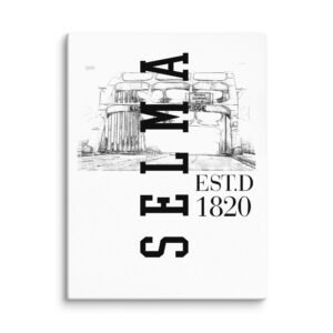 selma bridge sketch wall art canvas | ❤ selma love