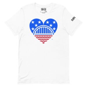 selma love flagship heartbridge unisex tee